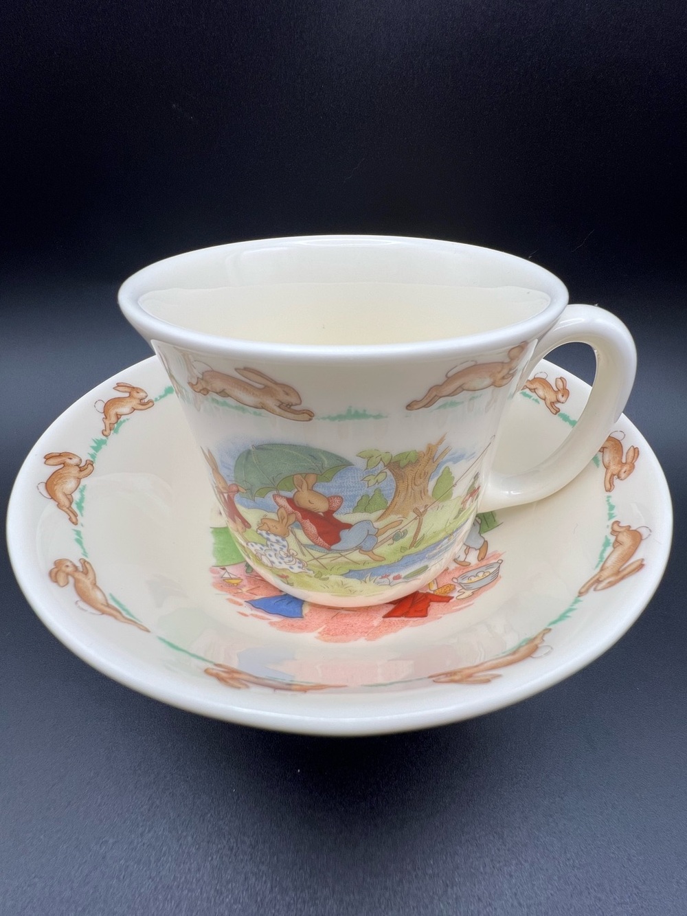 🐰 Vintage Royal Doulton Bunnykins 2-Piece Set - Bowl & Mug